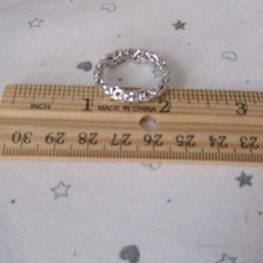 brand new 14k white gold Resin Milor Italy Ring - Picture 4 of 6